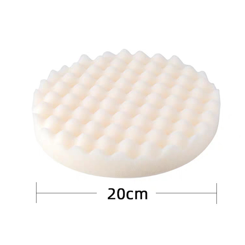 Американски 3M 05723 диск за полиране на гъба с топка 8 инча 200 мм диск за полиране на автомобили с кола маска Бяла груба гъба