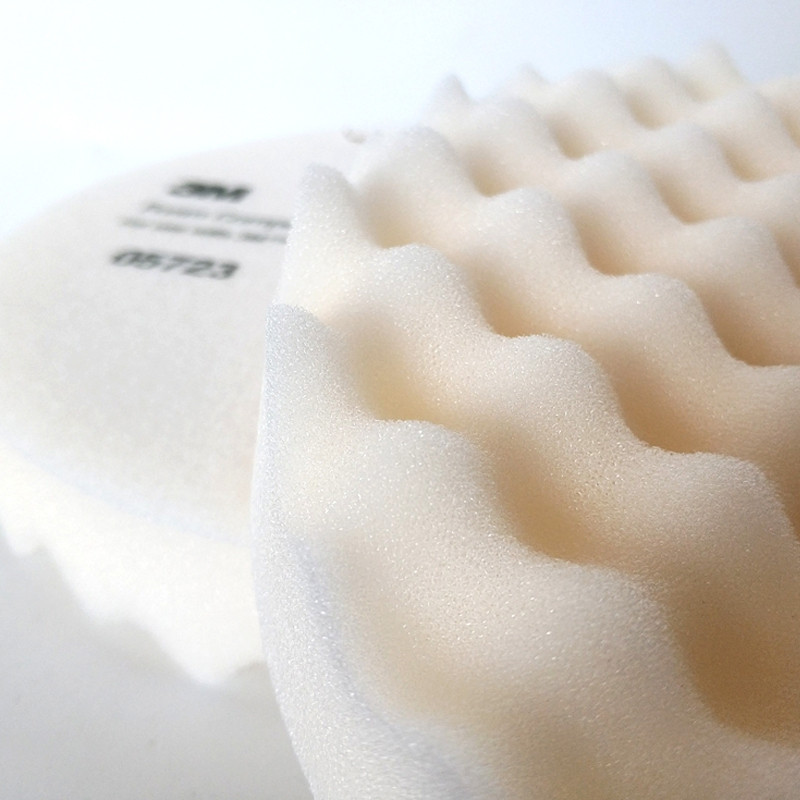 Американски 3M 05723 диск за полиране на гъба с топка 8 инча 200 мм диск за полиране на автомобили с кола маска Бяла груба гъба