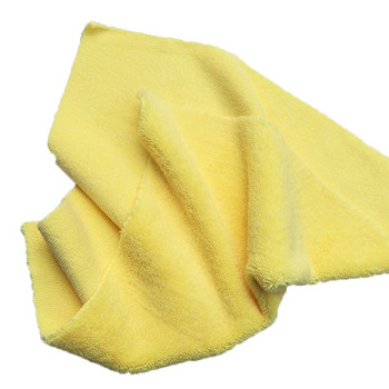 40X40CM 380GSM Премиум микрофибърна кърпа за детайли на кола Ултра мека кърпа без ръбове Кърпа за почистване на кола Измиване на кола