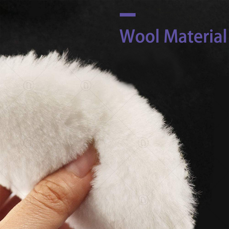 Δίσκος 3/4/5/6/7 ιντσών με σφουγγαράκι για γυάλισμα αυτοκινήτου απομίμηση δίσκου γυαλίσματος μαλλί με γυάλισμα οπίσθιας όψης σφουγγαράκια καθαρισμού κερί Buffer Buffer Car Body Καθαρισμός