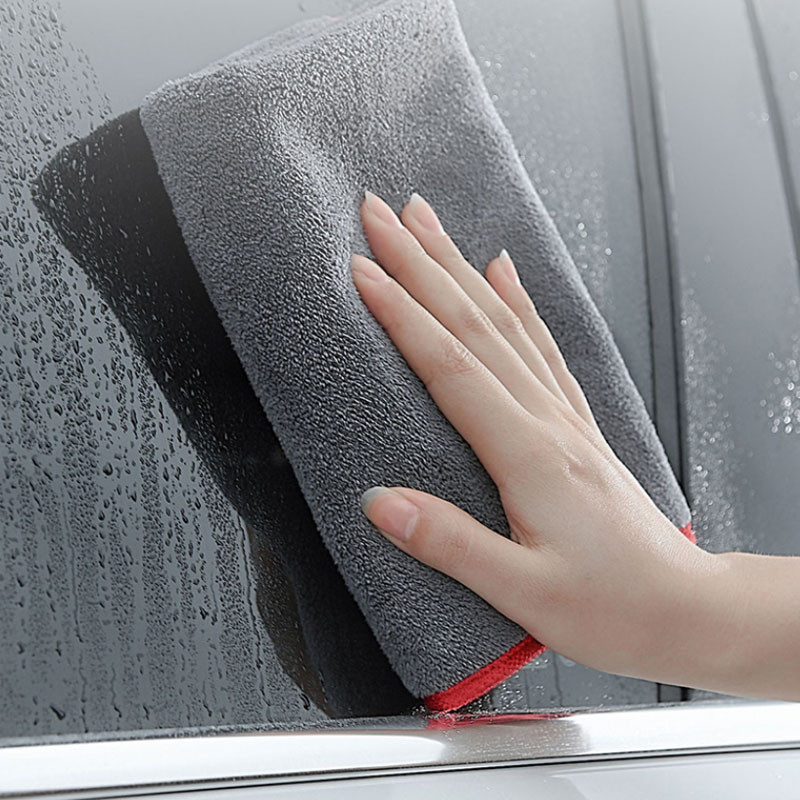 Prosop din microfibră Pânză groasă de curățare Prosop de uscare Prosop absorbant de curățare Prosoape de pluș cu două fețe pentru mașini de calitate superioară 40x40/80cm