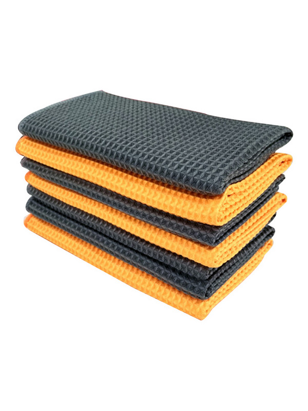 2 tk autopesu rätik klaasi puhastus vesi kuivatamine mikrokiust akna puhastuslapp Automaatne detailing vahvel kudumine köögivannile 40*40cm