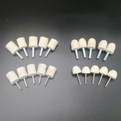 Roți de lustruit 3mm și 6mm Tijă mini con și tampoane cilindrice Seturi pentru îngrijirea mașinii Disc de lustruit din pâslă Tampoane de lustruit din pâslă de lână