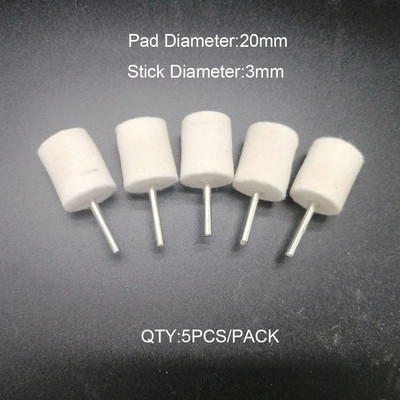 Roți de lustruit 3mm și 6mm Tijă mini con și tampoane cilindrice Seturi pentru îngrijirea mașinii Disc de lustruit din pâslă Tampoane de lustruit din pâslă de lână
