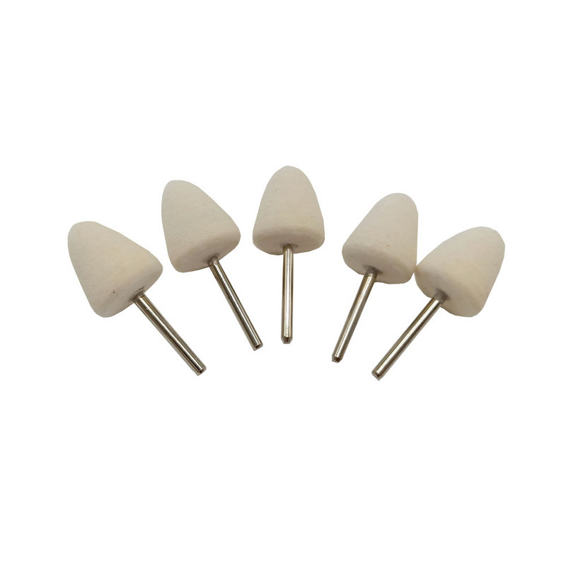 Roți de lustruit 3mm și 6mm Tijă mini con și tampoane cilindrice Seturi pentru îngrijirea mașinii Disc de lustruit din pâslă Tampoane de lustruit din pâslă de lână