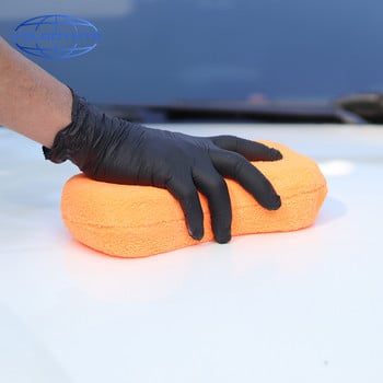 Четка за гъба за измиване на автомобила Оранжев или син детайл с високо качество за автоматично почистване Четка за почистване на колела Почистване на автомобил