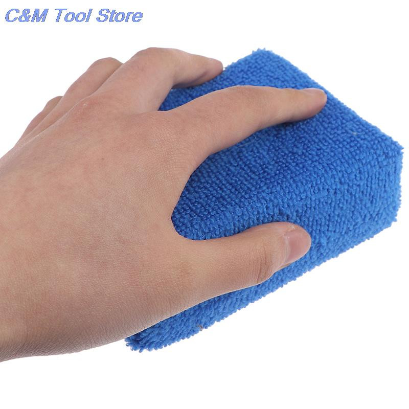 5 tk autohoolduse esmaklassilised mikrokiust aplikaatorid käsnad, lapid, mikrokiust kätevaha poleerimispadi