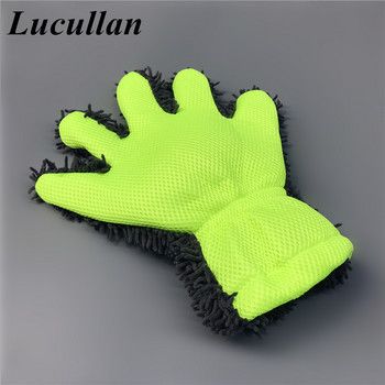 Lucullan Detailer\'s Preference Chenille Paws Mitt Двустранна почистваща ръкавица от микрофибър за интериор и екстериор