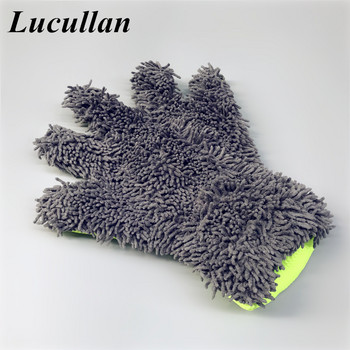 Lucullan Detailer\'s Preference Chenille Paws Mitt Двустранна почистваща ръкавица от микрофибър за интериор и екстериор