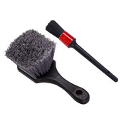 1/2 τεμ. Car Detail Brush Kit Automotive Brush Vehicle Car Cleaning Brush set Βούρτσα λεπτομέρειας αυτοκινήτου για ελαστικό τροχού αυτοκινήτου Εσωτερικό φτερό ζάντας