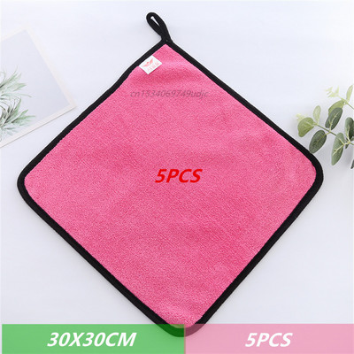 3/5/10PCS Pink Car Wash Microfiber Paint Car Cleaning Car Cleaning Paint Care Detailing Car Styling Wash Towel Cleaning Towel