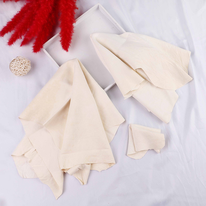 15*15cm 1 ΤΕΜ αυτοκινήτου φυσικό δέρμα σαμουά πανί καθαρισμού αυτοκινήτου πλύσιμο απορροφητική στεγνή πετσέτα