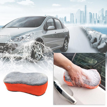 Нов автомобил Гъба за измиване на превозни средства Плюшена подложка за четка Многофункционален инструмент за автоматично почистване