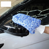 Meka upijajuća rukavica visoke gustoće za čišćenje automobila Ultra mekana, lako se suši, detalji automobila od mikrovlakana Madness krpa za pranje rukavica