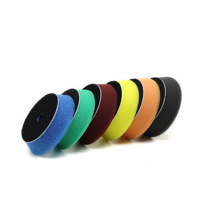 ΛΕΠΤΟΜΕΡΕΙΕΣ καλής ποιότητας 7 τεμ. 80 χιλιοστών σφουγγάρι γυαλίσματος σφουγγάρι γυαλίσματος 3 ιντσών για 3 ιντσών DA/RO/GA Στιλβωτή περιποίησης αυτοκινήτου Λεπτομέρειες αποτρίχωσης