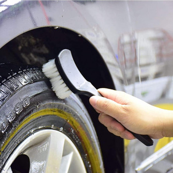 Auto Tire Brush Wheel Hub Cleaning Brushes Wheels Detailing Cleaning Accessories Εργονομικό εργαλείο πλύσης λαβής