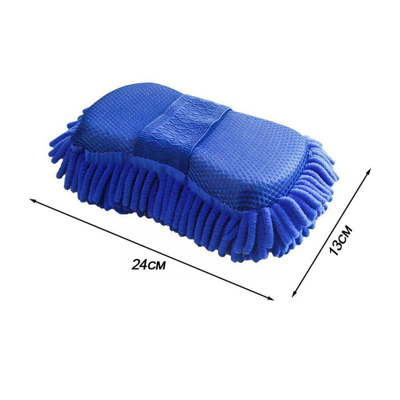 Autopesuri käsn Mikrofiiber Puhastus Autohooldus Detailiharjad Aksessuaarid Stiilpesu Käterätik Auto Auto Käsn Kindad M7X3