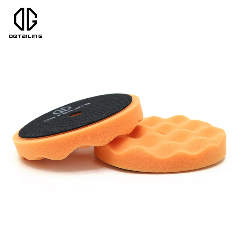 DETALII Noua sosire Tampă de lustruit cu spumă 5 inch Wave & Convex Burete Lustruit pentru polizor DA/GA/RO pentru a îndepărta zgârieturile