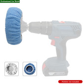 Autopoleerimiskäsnaga poleerpadja mikrokiust kate, vaha aplikaatori poleerimispadja kate, 5-6" 7-8" 9-10" 3 suurust autotarvikud