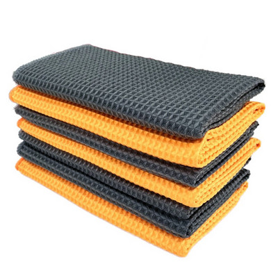 300GSM Auto Dvieļu Automašīnas Absorbents Šūnveida Mikrošķiedras Auto Mazgāšanas Dvieļu Lupata Kvadrātveida dvieļu beršanas spilventiņš 40*40CM