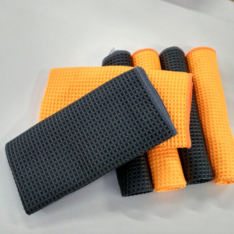 300GSM auto rätik auto imav kärgstruktuuri mikrofiiber autopesu käterätik Rag kandiline käterätik küürimislapp 40*40cm