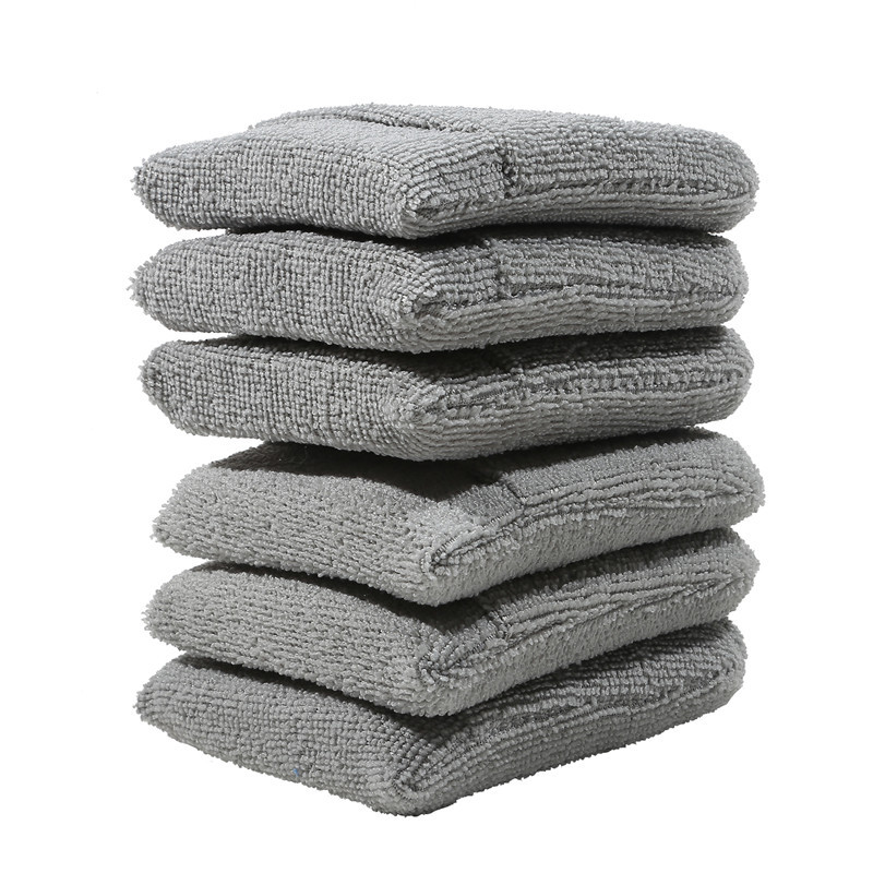 2tk/6tk Pehmest mikrokiust autovaha aplikaatorikindad poleerimiskäsn Vahavahu aplikaatoripadi autode puhastamiseks autode detailide tegemiseks