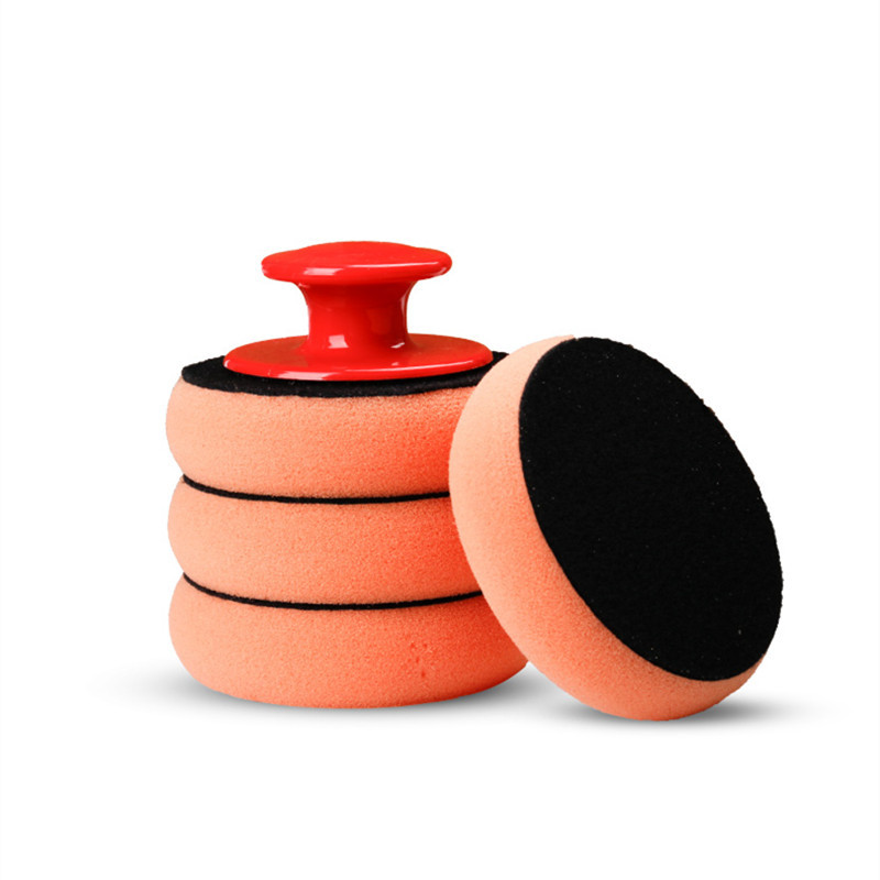 6kom/set Jastučić za poliranje s voskom za pranje automobila Jastučić za poliranje Spužva Krpa za čišćenje automobila Jastučići za nanošenje od mikrovlakana za Pulidora De Coche