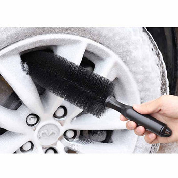 Четка за почистване на автомивка Машина за почистване на джанти на автомобили Дръжка за прах Четки за почистване на автомобилни гуми Инструменти за почистване на четки за детайли на автомобили