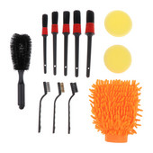 5/12 tk detailiharjade komplekt Autode puhastusharjade komplekt Autode rataste rehvihari Universaalne hari autole, veoautole, mootorrattale