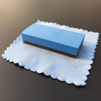 10 Опаковки 10x10cm Боя за стъкло без власинки Керамично нано покритие Микрофибърно приложение Дрехи