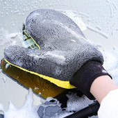 Mănuși pentru spălătorie auto, cu două fețe, lână de coral, mănuși de curățare, vopsea, nu răniți mașini, mănuși pentru mașini, spălați, efectuați treburile casnice, prosoapele, ștergeți S2J4