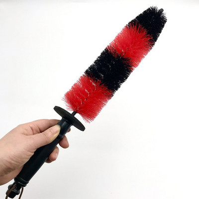 Rattahari Multifunktsionaalne rehvivelgede detailihari Auto velgede pesupuhastus plastikust käepidemega autode pesuriistad