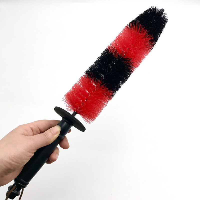 Rattahari Multifunktsionaalne rehvivelgede detailihari Auto velgede pesupuhastus plastikust käepidemega autode pesuriistad