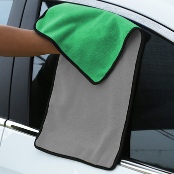 AP01 30*30CM 1/3/5/10 бр. Микрофибърна кърпа за автомивка Детайли на кърпата за грижа за автомобила Зелена кърпа за автомивка