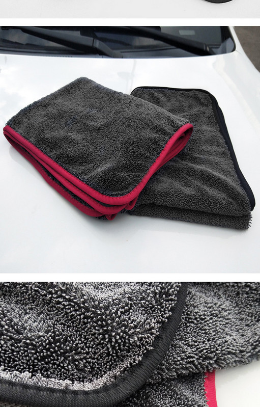 Ručnik za pranje automobila 1200GSM ručnik od mikrovlakana Krpa od mikrovlakana za automobile za čišćenje automobila Alat za sušenje Kuhinjski pribor za pranje