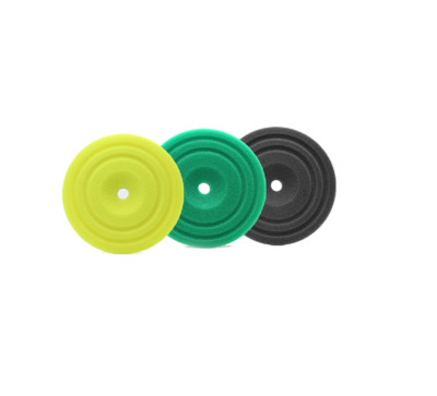 ΛΕΠΤΟΜΕΡΕΙΕΣ Νέας σχεδίασης 5 ιντσών Γυάλισμα και γυάλισμα δίσκου αφρού γυαλίσματος τροχού Σφουγγάρι αποτρίχωσης για την αφαίρεση γρατσουνιών