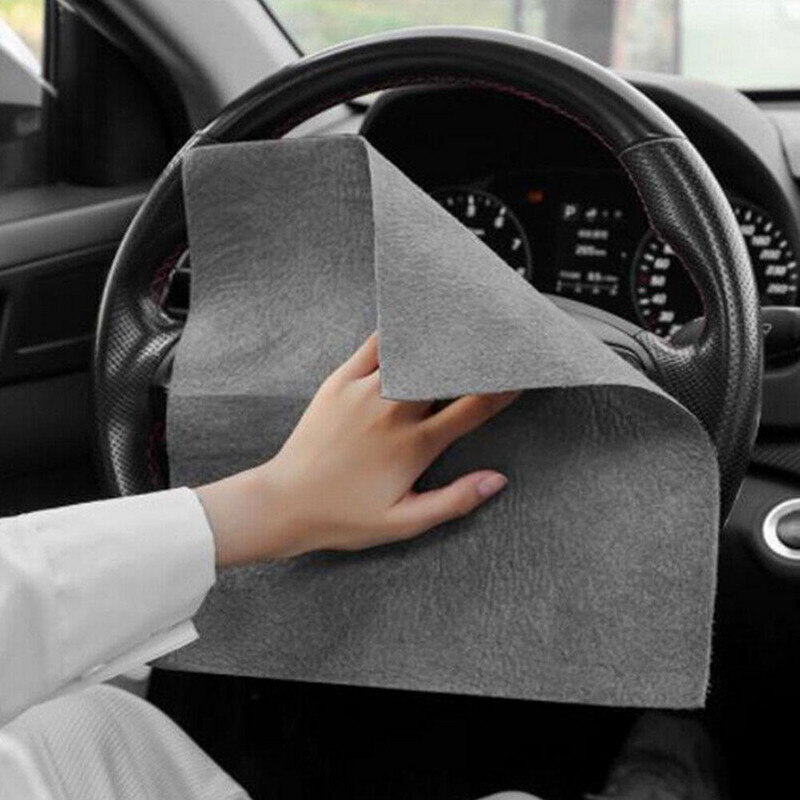 1 KOM Zgusnuta čarobna krpa za čišćenje za višekratnu upotrebu, ručnik za staklo automobila bez tragova Krpa za čišćenje od mikrovlakana za višekratnu upotrebu za čišćenje automobila