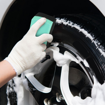 2 τμχ Εφαρμογή γυαλίσματος ελαστικών Σφουγγάρι αποτρίχωσης Σφουγγάρι καθαρισμού αυτοκινήτου