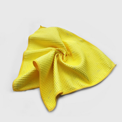 2 τμχ Πετσέτες πλυσίματος αυτοκινήτου Γυαλί Καθαρισμός Νερό Στέγνωμα Μικροϊνών Παράθυρο Καθαρισμός Μαντηλάκι Auto Detailing Waffle Weave for Kitchen Bath 40*40cm