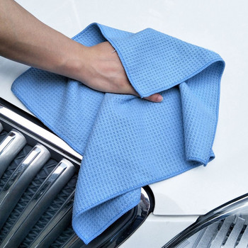 40X40cm Βάφλα Ύφανσης Μικροϊνών Πετσέτα Καθαρισμού Πετσέτες Στεγνώματος Γυαλιστικές υφασμάτινες πετσέτες για αυτοκίνητα Γυαλί