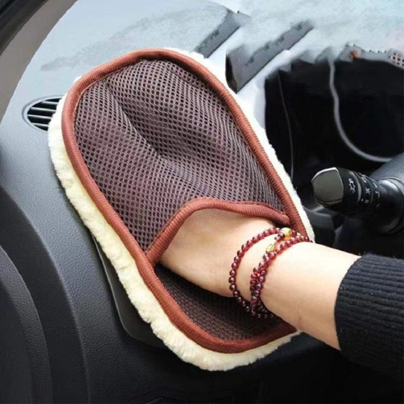 Mănuși pentru spălătorie auto de înaltă densitate spălătorie auto moale pentru spălătorie auto Mănuși pentru curățare spălare cu zgârieturi mănușă pentru lustruire cu ceară