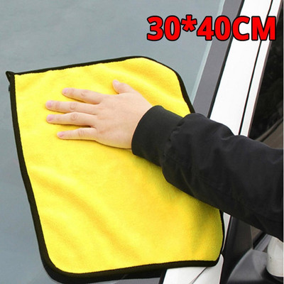 Auto Wash Tool Paint Cleaner Γυαλίσματα Χοντρό βελούδινο μικροϊνών σκουριάς Car Cleaning Care Σαμπουάν με κερί Στιλβωτική πετσέτα λεπτομερειών