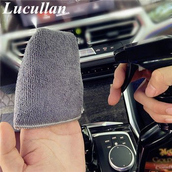 Lucullan Finger Applicator Sponge Microfiber Fingertip Mitt for Ceramic Coatings & Tire Cleaning Applying Sealants