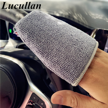 Lucullan Finger Applicator Sponge Microfiber Fingertip Mitt for Ceramic Coatings & Tire Cleaning Applying Sealants