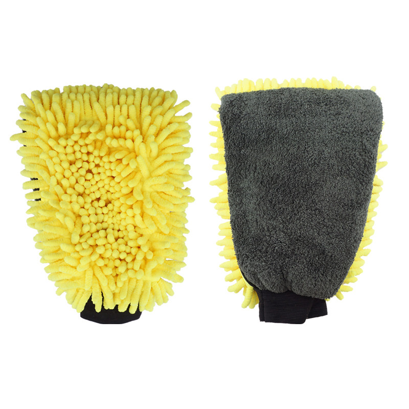 Αδιάβροχο πλυντήριο αυτοκινήτων Microfiber Chenille Gloves Thick Car Cleaning Mitt Wax Detailing Brush Auto Care Cleaning Supplies