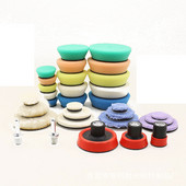 HUTU 32PCS Λεπτομέρειες αυτοκινήτου Γυάλισμα δίσκου τροχού μικρής περιοχής Εργαλείο επισκευής γρατσουνιών 1 ίντσας 2 ιντσών 3 ιντσών Αυτοκόλλητος τροχός σφουγγαριού