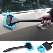 Σετ βούρτσας καθαρισμού τζαμιών αυτοκινήτου Εργαλείο πλύσης παρμπρίζ Εσωτερική σφουγγαρίστρα υαλοκαθαριστήρα αυτοκινήτου με μακριά λαβή Αξεσουάρ αυτοκινήτου