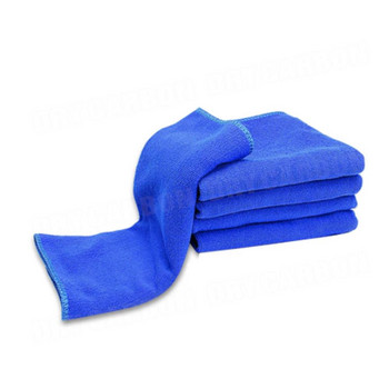 Кърпа за почистване от микрофибър Удебелена мека кърпа за сушене Кърпи за измиване на каросерията Двуслойни чисти парцали 30 см * 30 см Почистване на автомобили