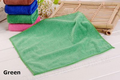 Prosop de curățare din microfibră Îngroșați cârpă moale pentru uscare Prosoape pentru spălat caroserie auto Strat dublu cârpe curate 30cm*30cm Curățarea mașinii