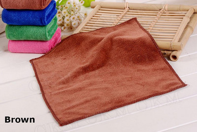 Prosop de curățare din microfibră Îngroșați cârpă moale pentru uscare Prosoape pentru spălat caroserie auto Strat dublu cârpe curate 30cm*30cm Curățarea mașinii